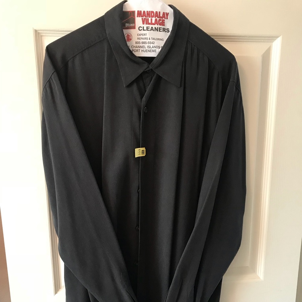 Tommy Bahama long sleeve shirt.  Silk and wool.